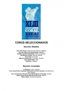 coros ejea 2013